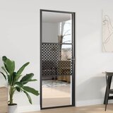 Staklena vrata Rezbarija Crna 83 x 3,5 x 201,5 cm Aluminij Cijene