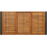  Komplet za jedilnico v vrtu 7 pcs Črna in rjava poli ratan, (5000288436) | Shoptok.si