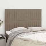  Posteljno vzglavje 4 kosa taupe 72x5x78/88 cm blago, (20932070) | Shoptok.si