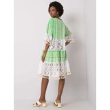 Italy Moda Dress-DHJ-SK-13567.41P-white-green | Shoptok.si