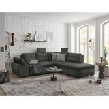 CARRYHOME KOTNA SEDEŽNA GARNITURA, mikrovelur temno zelena | Shoptok.si