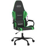  Igraća stolica crno-zelena od umjetne kože | shoptok.hr