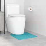  Prostirka protiv klizanja s izrezom za WC Tirkizna 50 x 50 cm | shoptok.hr