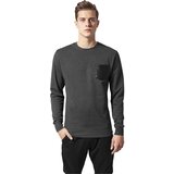 Urban Classics Contrasting Charcoal/Leather Crewneck Pocket Cijene