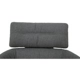 Dieter Knoll NASLANJAČ, kovina, tekstil siva, črna | Shoptok.si