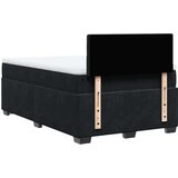  Krevet box spring s madracem crni 120 x 190 cm baršunasti | shoptok.hr