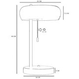 Opviq 8896-5 whiteblack table lamp | ePonuda.com