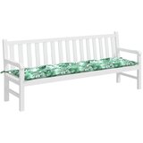  Jastuk za vrtnu klupu s uzorkom lišća 200x50x7 cm Oxford tkanina | Eponuda.com