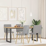  Blagovaonske stolice od tkanine 4 kom oblačnosive | shoptok.hr