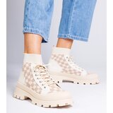 Gemre Beige platform sneaker boots Sarida | shoptok.hr