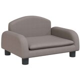  Otroški kavč taupe 50x40x30 cm blago | Shoptok.si