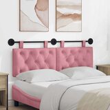  Držeće uzglavlje Zidne Ružičasta 150 x 55 x 7 cm Baršun - Ružičasta 140 cm bez LED | shoptok.hr
