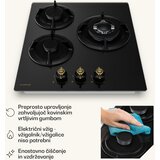 Klarstein Victoria plinska kuhalna plošča | 3 aluminijasti gorilniki | združljiva z zemeljskim plinom in utekočinjenim naftnim plinom | 6050 W | 45 cm | Shoptok.si