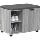  Klupa za hodnik s jastukom Sivi Sonoma 60 x 38 x 46 cm | shoptok.hr