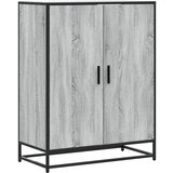 Maison Chic Omarica za obutev - Kopa za čevlje siva sonoma 75x38x97,5 cm inž. les in kovina, (21777413) Cene