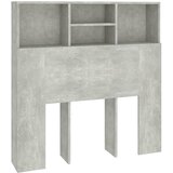 Maison Chic vzglavna omarica - nočna omarica - posteljna omarica betonsko siva 100x19x103,5 cm, (21705565) Cene