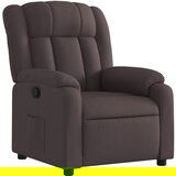vidaXL Naslanjač temno rjavo blago, (20929047) | Shoptok.si