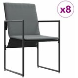  Vrtni set za objed 9 pcs Crna Čelik | shoptok.hr