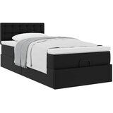  Otomanski krevet s madracem crni 90x190cm umjetna koža | shoptok.hr