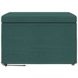  Stolica Tamnozelena 61 x 41 x 40 cm Tkanina i konstruirano drvo - Tamnozelena 60 cm tkanina | shoptok.hr