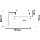 Open design OR86539 - led zidna lampa timo LED/6W/230V 3000/4500/6500K mesing | Eponuda.com