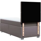  Krevet s oprugama i madracem sivi 90 x 200 cm od umjetne kože | shoptok.hr