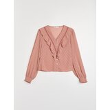 Sinsay Košulja bluza s dekorativnim žabotom | shoptok.hr