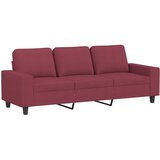  4-dijelni set sofa crvena boja vina od tkanine | shoptok.hr