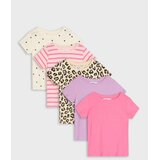 Sinsay Pamučne majice 5 pack | shoptok.hr