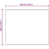  Tepih od umjetne ovčje kože TAFALLA Krem 200 x 280 cm Poliester | shoptok.hr