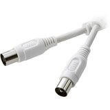 SpeaKa Professional Antenski priključni kabel [1x antenski vtikač 75 - 1x antenski vtičnica 75 ] 7.50 m 90 dB mit Ferritkern bel (20431764) Cene
