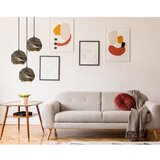  ITALUX PND-2424-3S-GR+GD - Viseći luster na sajli PALERMO 3xE27/40W/230V | Eponuda.com
