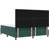  Krevet s opruga kutije Tamnozelena 200 x 180 cm Baršun | shoptok.hr