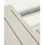Kave Home Kovinska vrtna miza 100x205 cm Brela – | Shoptok.si