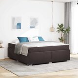  Krevetna konstrukcija Tamno smeđa 180 x 200 cm tkanina | shoptok.hr