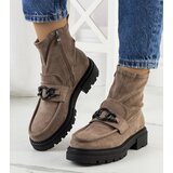 Gemre Brown ankle boots Fannia Cene