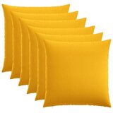  Presvlaka za jastuk 6 kom. HEERLEN Svijetlo žuta 65 x 65 cm - Svijetlo žuta 65 x 65 cm 6 | shoptok.hr
