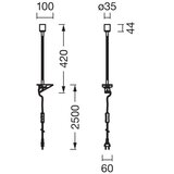 Osram Lampa sa klipsom CLIP TUBE FLEX 1xGU10/5W/230V matni hrom | Eponuda.com
