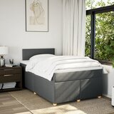  Krevet box spring s madracem tamnosivi 120 x 190 cm tkanina | shoptok.hr