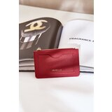  Card Holder Women's Wallet With Keychain Red Therinore | shoptok.hr
