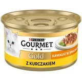 Gourmet Gold Sauce Delights mokra mačja hrana s piščancem 85 g, (21385748)