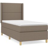 Maison Chic Box spring postelja - Vzmetna postelja z vzmetnico taupe 90x190 cm blago SL13385, (21883225) | Shoptok.si