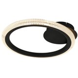 Schuller Obroč stropna svetilka 1 prstan, črna, (21006436) | Shoptok.si