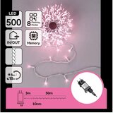 Aigostar LED spoljašnji božićni lanac 500xLED/8 funkcija IP44 ružičasta Cene