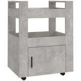  Kolica siva boja betona 60x45x80 cm konstruirano drvo | shoptok.hr