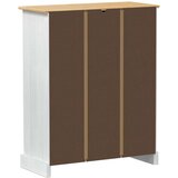  Ormar za cipele Bijelo 86 x 38.5 x 1080 cm Čvrsto borovo drvo - Bijelo | shoptok.hr