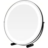 LED prigušiva make-up ogledalo FLORIDA LED/17W/230V prečnik 42 cm crna