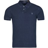 Polo Ralph Lauren Polo majice kratki rokavi POLO AJUSTE DROIT EN COTON BASIC MESH Modra Cene
