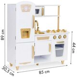 ECO TOYS drvena kuhinja za decu White and Gold | ePonuda.com