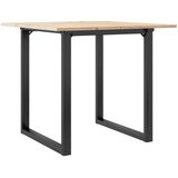  Blagovaonski stol O-oblika 90x90x75 cm od borovine i čelik | shoptok.hr